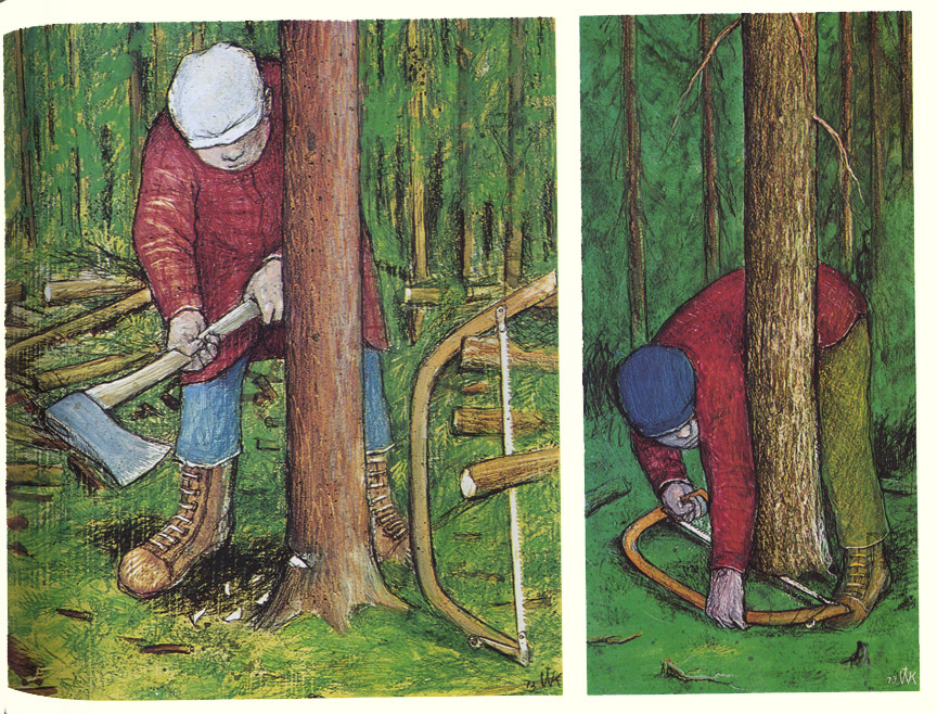 The Art of Children's Picture Books Lumberjack, William Kurelek
