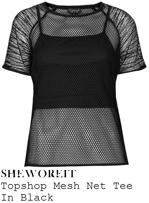 frankie-sandford-black-sheer-fishnet-mesh-short-sleeve-t-shirt-top