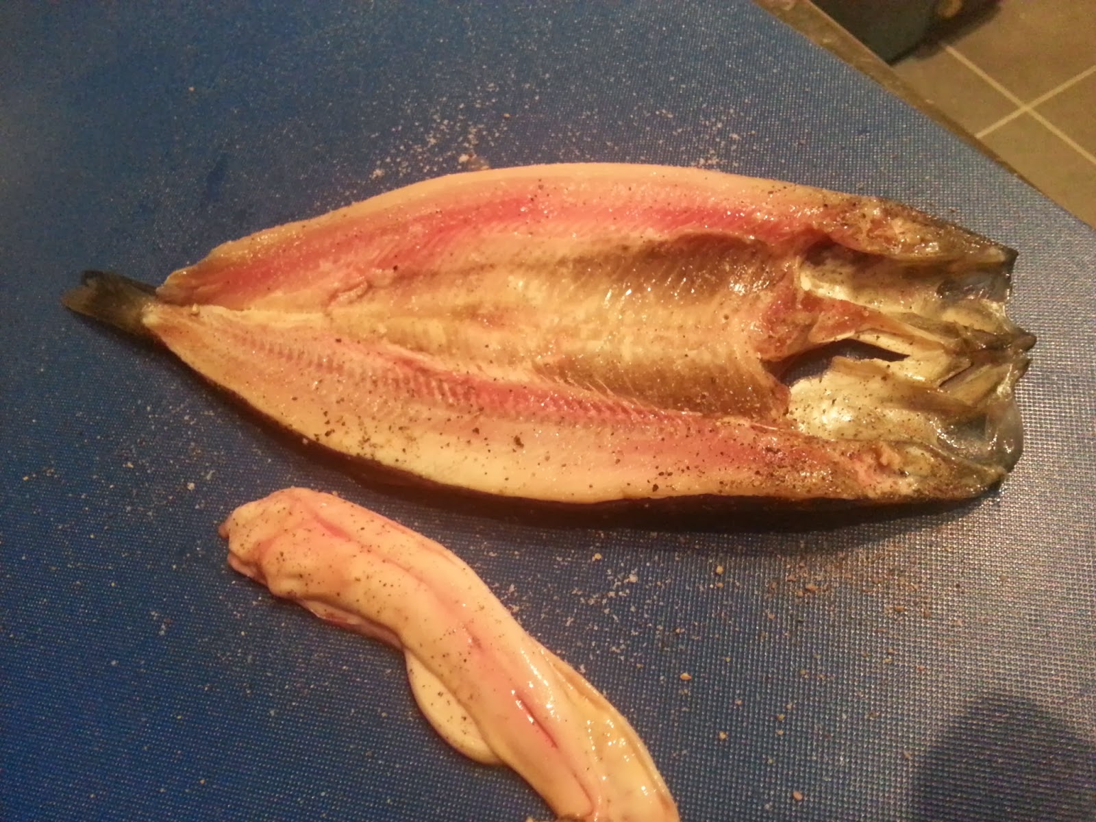 Neil Cooks Grigson 386 Herrings in Oatmeal