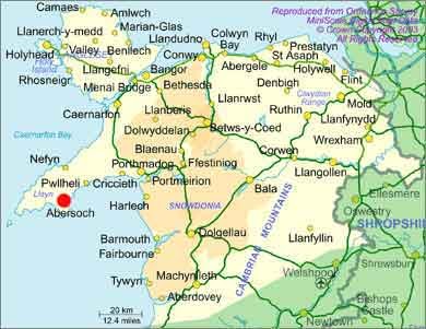 Show Me A Map Of North Wales There Are Places I Remember: Songs About Places: North Wales