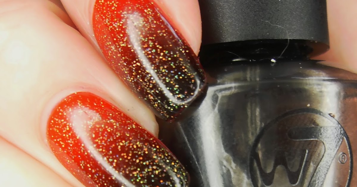 SpecialGirl Nails: Red-Black Gradient