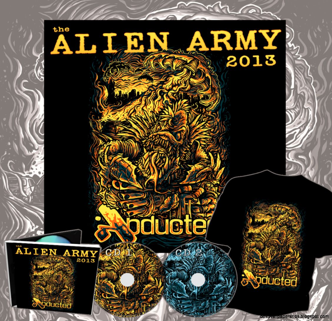 Abducted Records – Alien Army Double CD Shirt Package Deal Abducted Records – Alien Army Double CD Shirt Package Deal