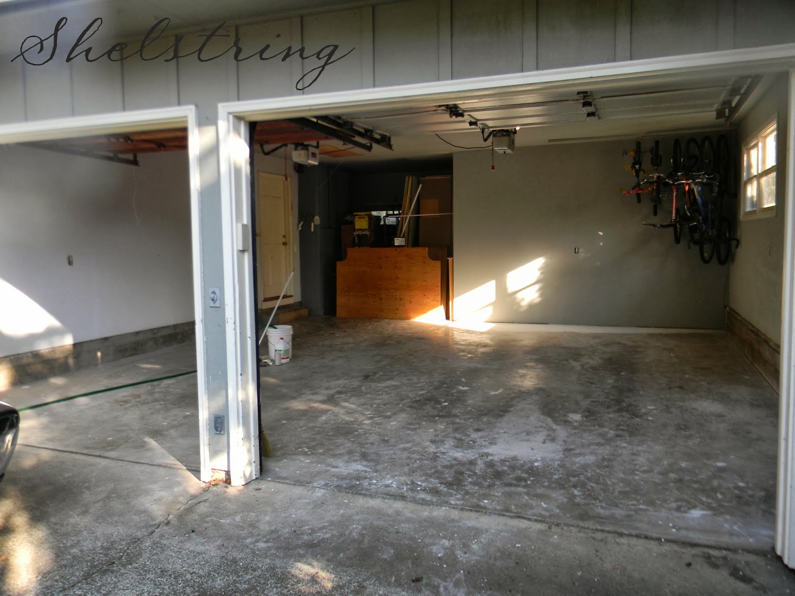 shelstring blog 31 Days of Completion Finishing the Garage Floor