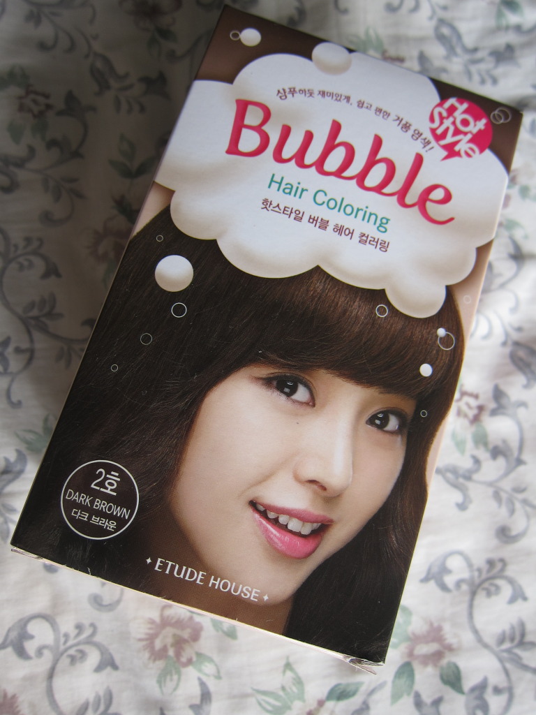 siz world of makeup! Hair Color Review Etude House Bubble Hair