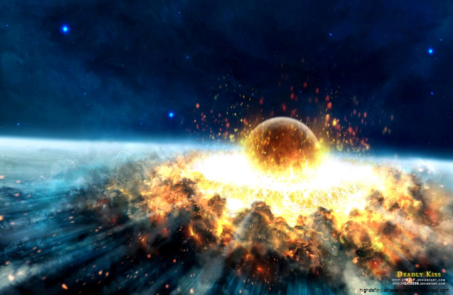 Asteroid Explosion Asteroid Explosion