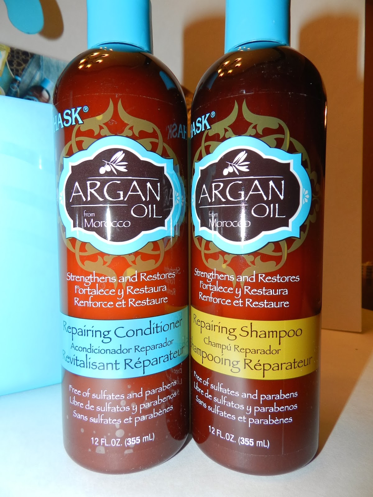 Loves Hask Keratin Protein and Argan Oil Hair Care Review