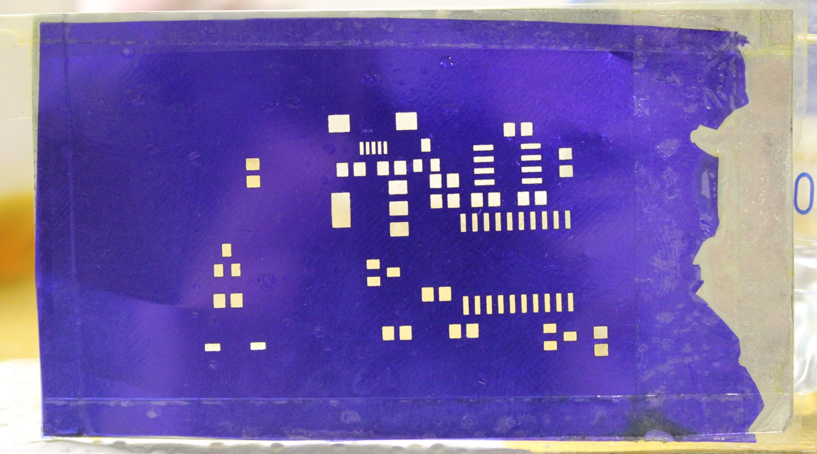 BonyBrown's... "Stuff" Homemade solder paste stencil