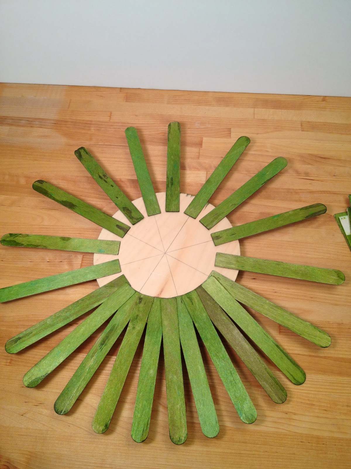 Beth Watson Design Studio Sunburst Mirror made with basic Craft Store