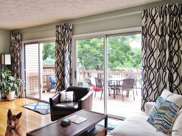 BonnieProjects: Living Room Update: Curtains