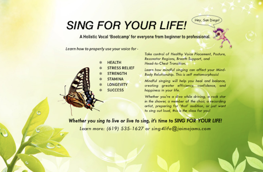 Sing For Your Life!