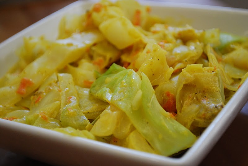 Simply Mangerchine Curried Kenyan Cabbage