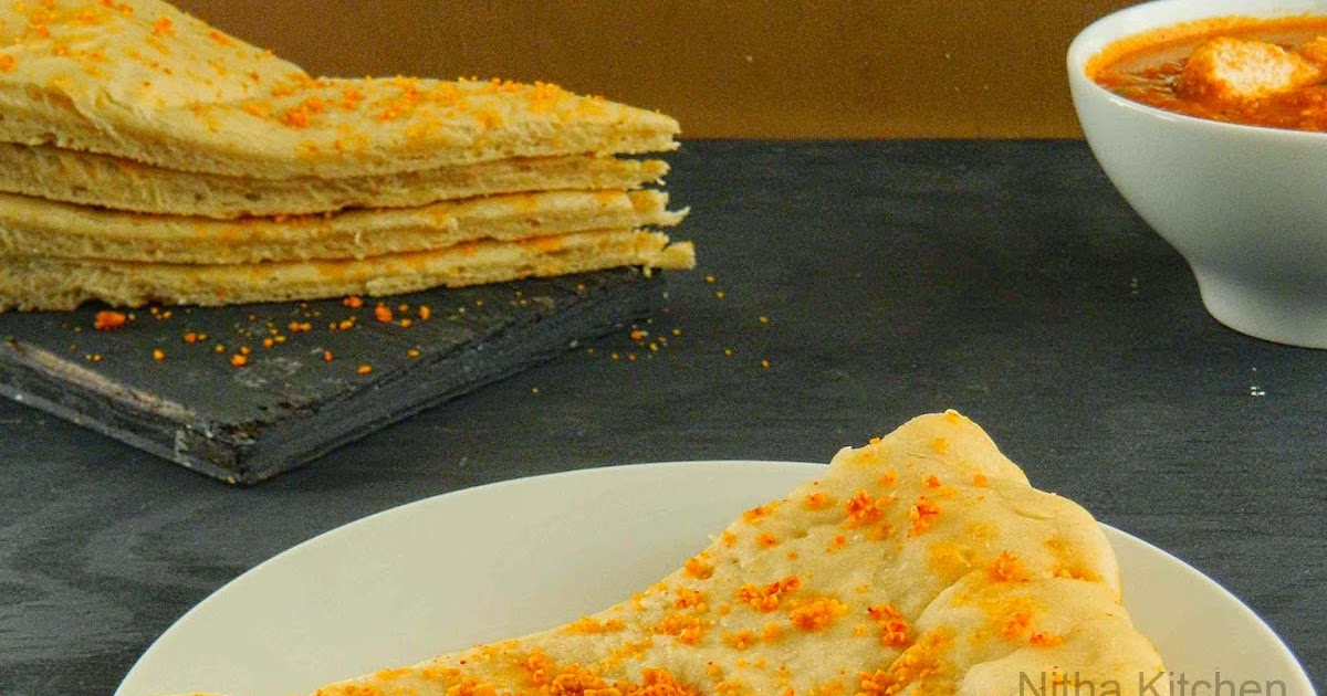 Nitha Kitchen Garlic Naan Recipe How to make Naan in Oven