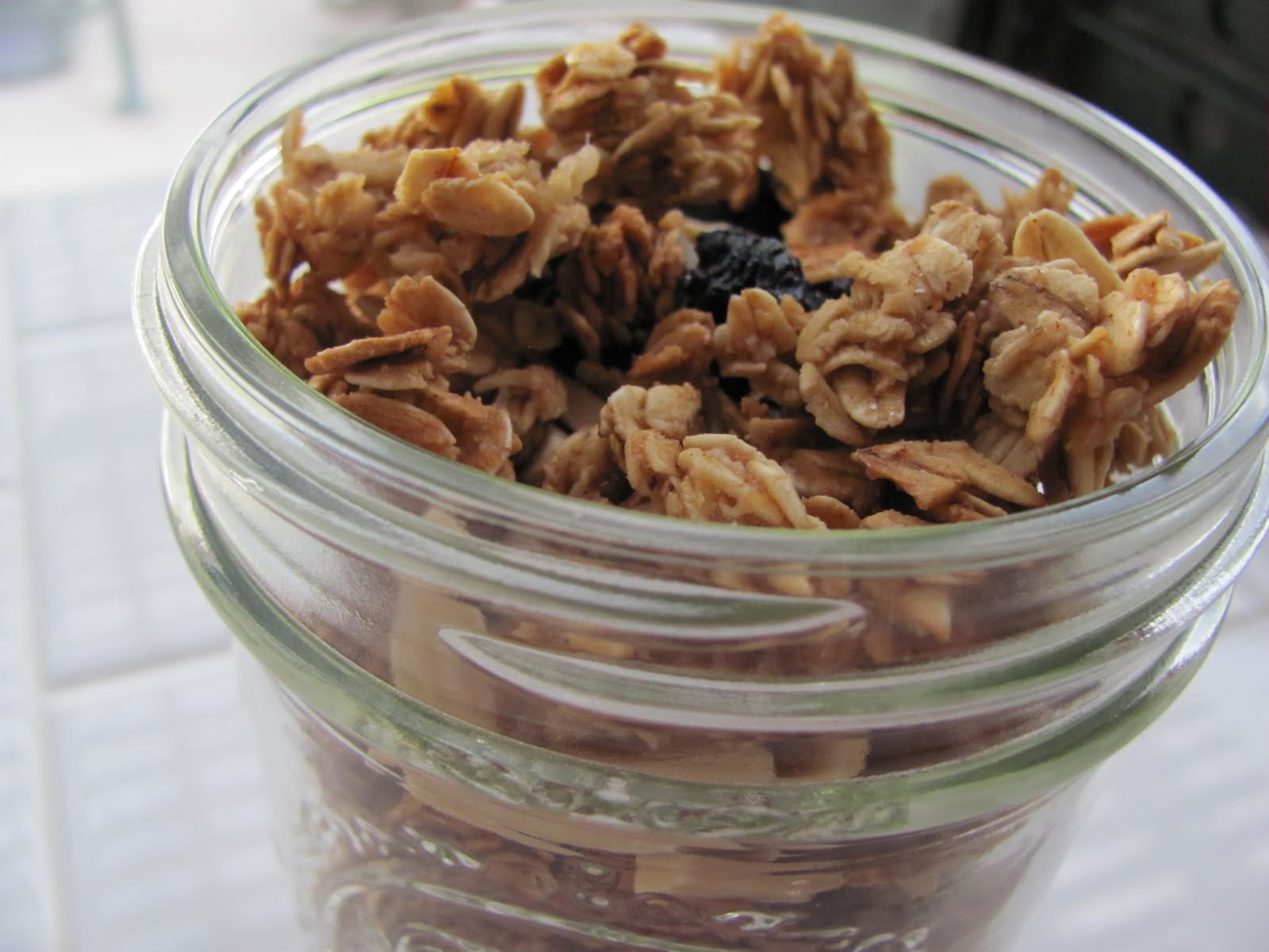 Running Upward Cherry Almond Granola (Healthy, NoOil Recipe) and Life