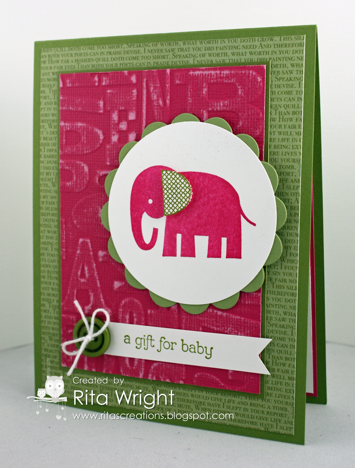 Cards by Rita Stampin' Up! Zoo Babies (remix edition)