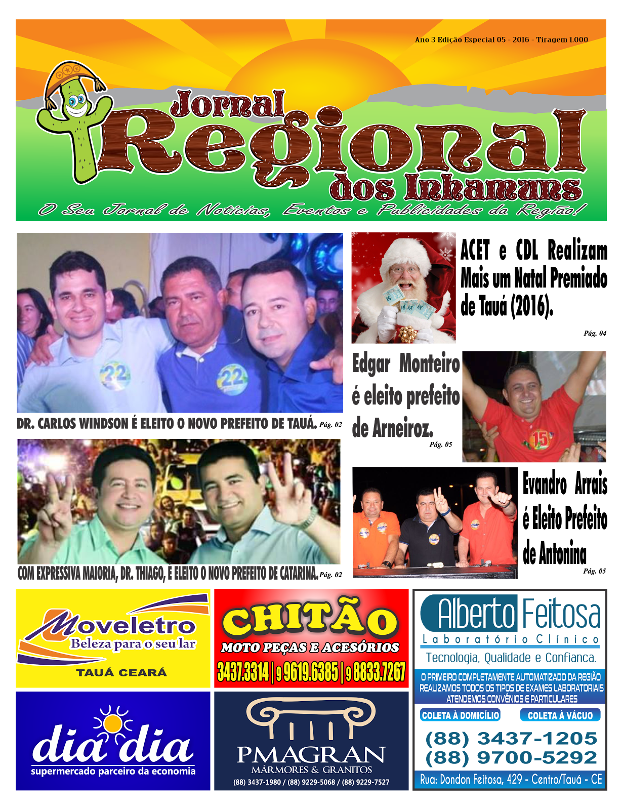 Jornal Regional dos Inhamuns Nova Edição 2016.