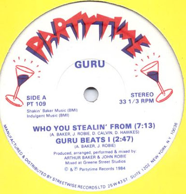 Guru ‎– Who You Stealin’ From (1984) (12”) (320 kbps)