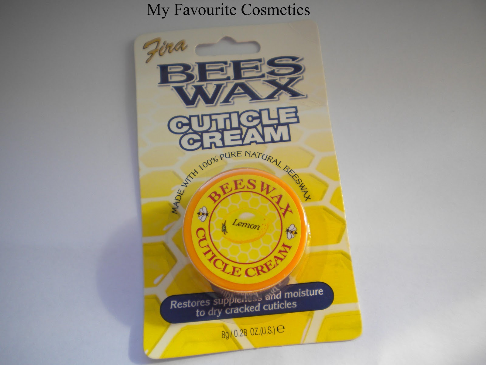 My Favourite Cosmetics Bees Wax Cuticle Cream e Lip Balm
