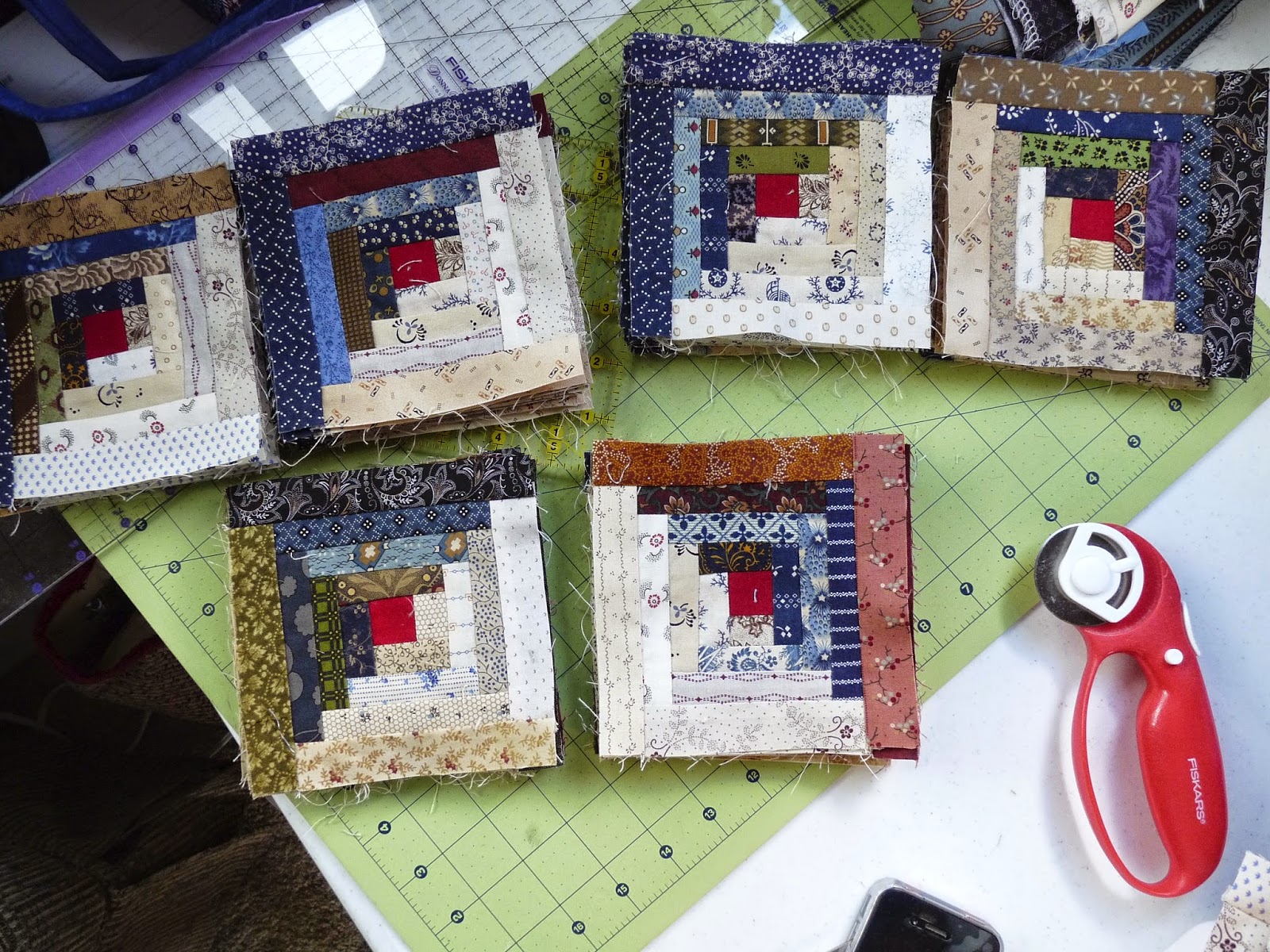 COUNTRY LOG CABIN LOG CABIN BLOCKS