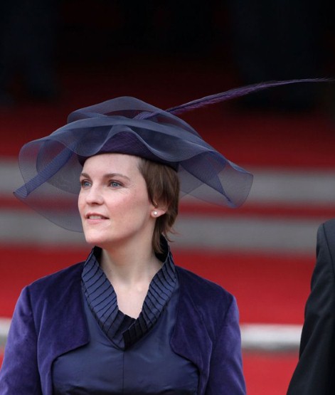the fiancée of Ed Miliband ed miliband at royal wedding. the fiancée of Ed Miliband