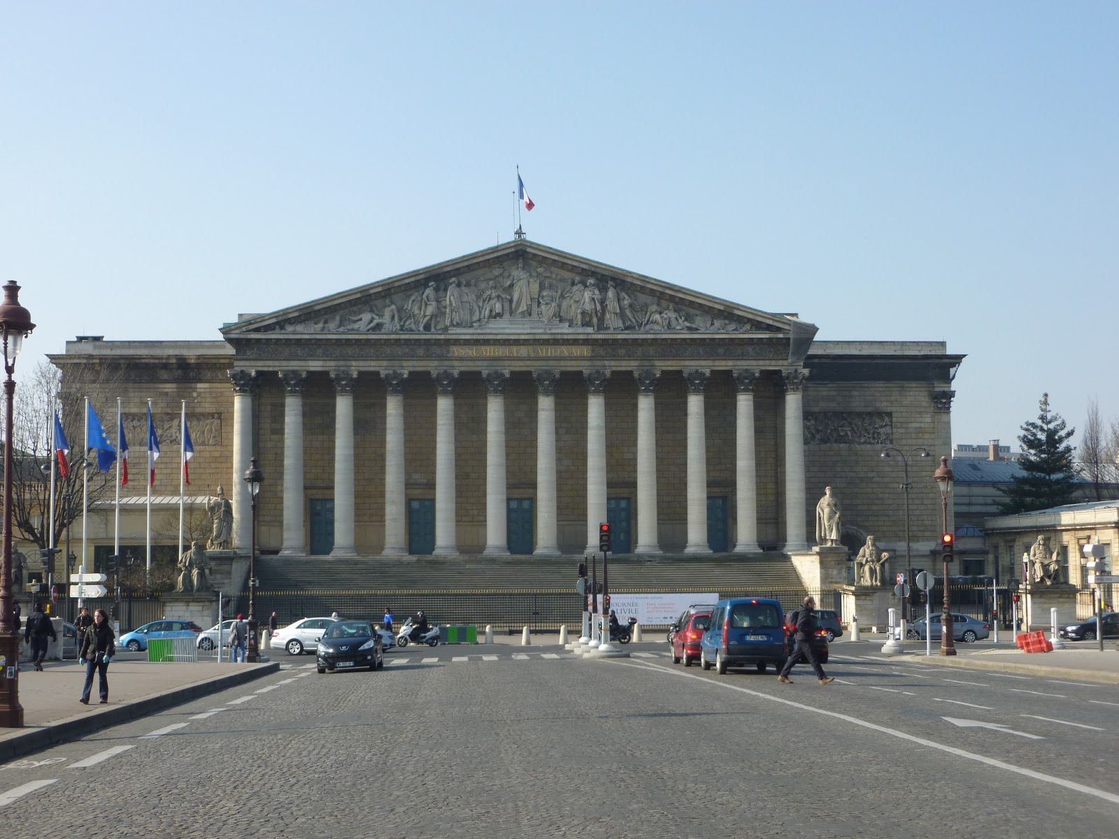 Photoops Philatelic Photograph Palais Bourbon Paris, France