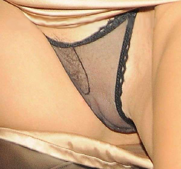 See Through Panty Showing Pussy