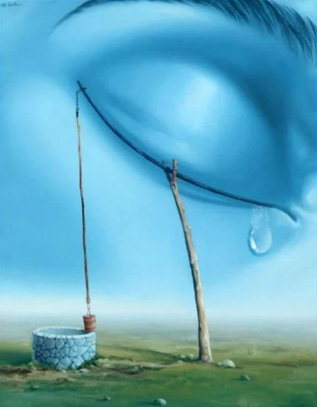 Mihai Criste 1975 | Romanian Surrealist painter Mihai Criste 1975 | Romanian Surrealist painter