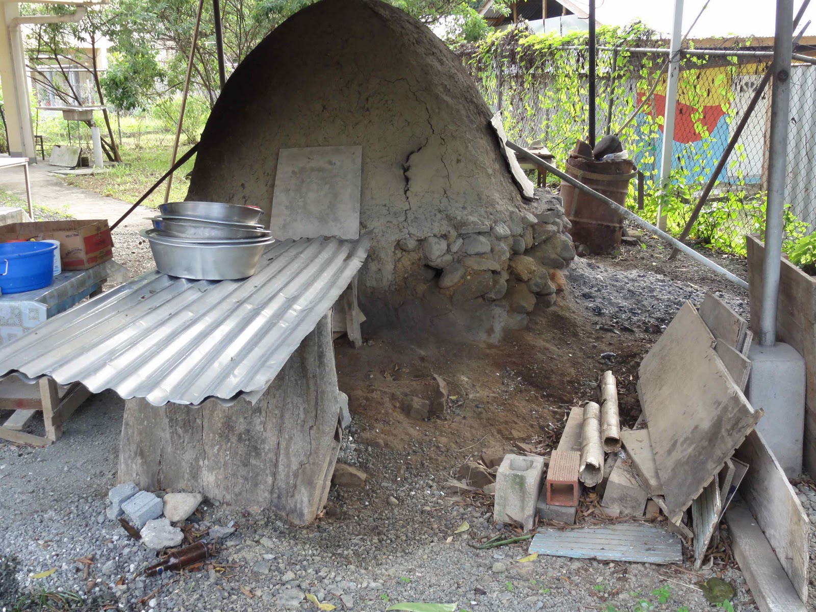 Cake and ice cream, in Tobago