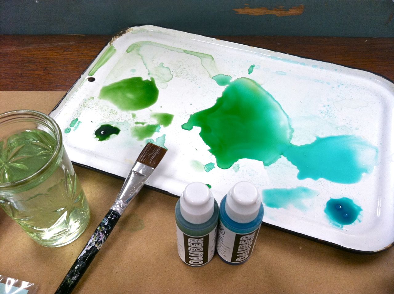 Mish Mash Floral cards using Hero Arts Daubers...