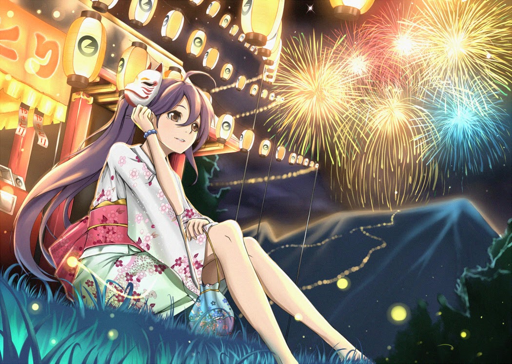 Shooting Star Dreamer: Summer Anime Wallpaper Pack