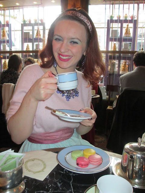 pastels Laduree Dressing up in Paris tea