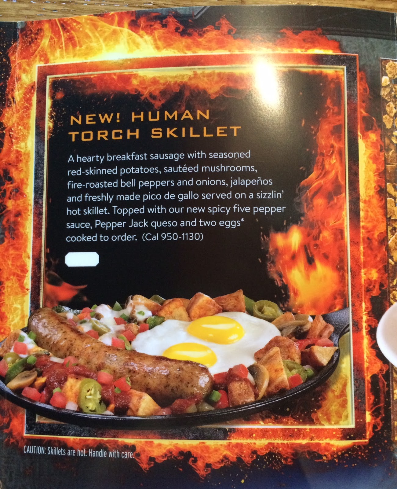 Human Torch Skillet From Denny's / デニーズのヒューマン・トーチ スキレット I'm Made of