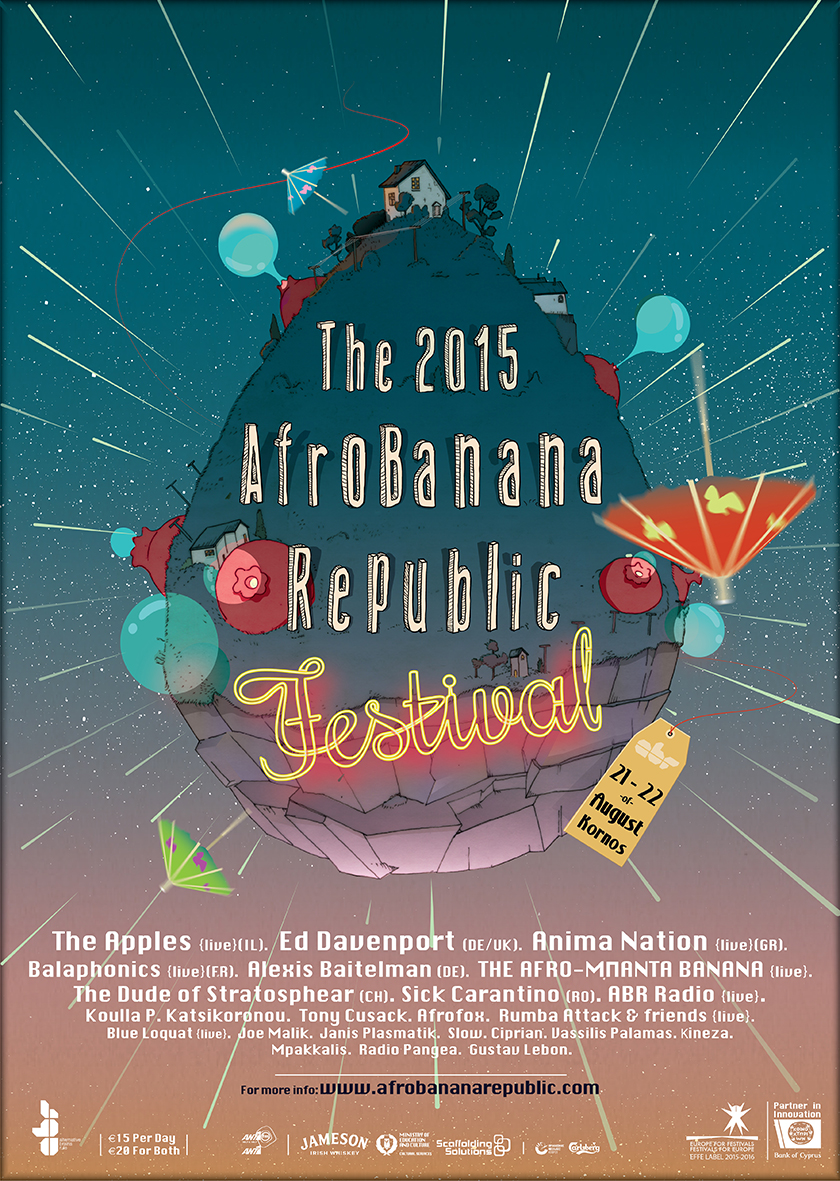 Marios Constantinides Illustrator Cyprus The Afro Banana