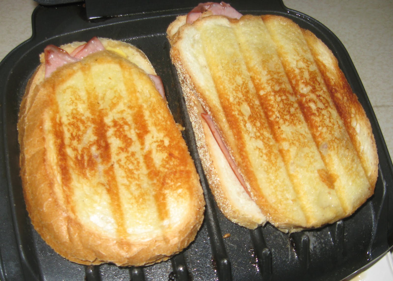 How to Make a Grilled Cheese Sandwich in a George Foreman Grill