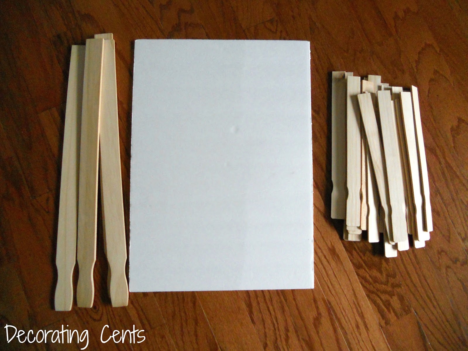 Diy Paint Stick Wall Art