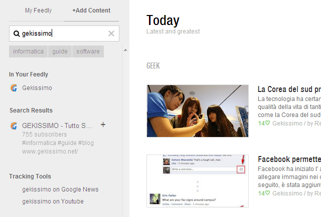 nuove fonti feedly nuove fonti feedly