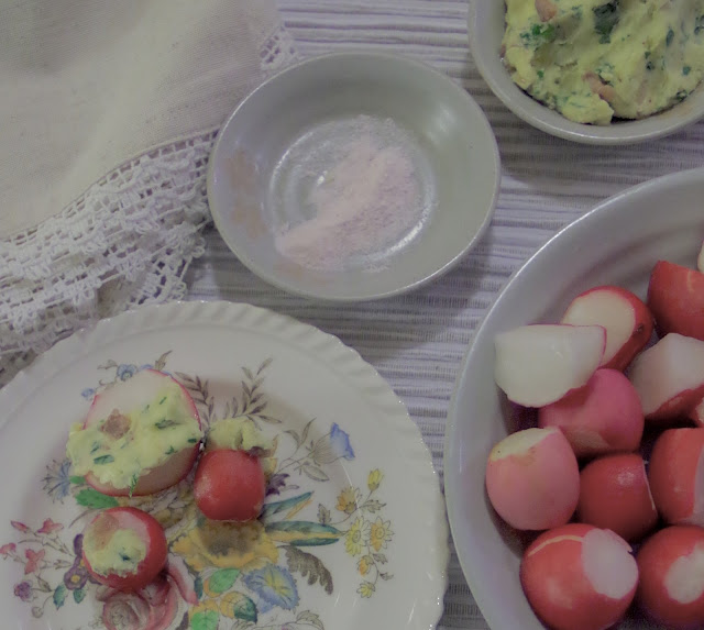 Radishes with Anchovy Butter and Salt