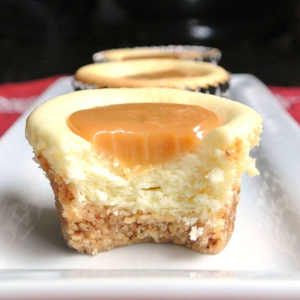 Mom, What's For Dinner? Caramel Cheesecakes