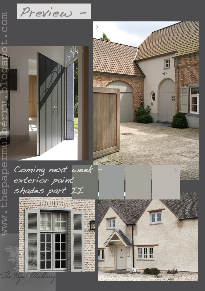 The Paper Mulberry: Preview - Exterior Paint Shades part 2 The Paper Mulberry: Preview - Exterior Paint Shades part 2