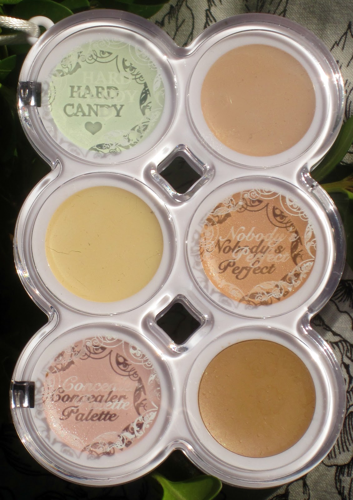 Painted Lady Fingers Hard Candy Nobody's Perfect Concealer Palette