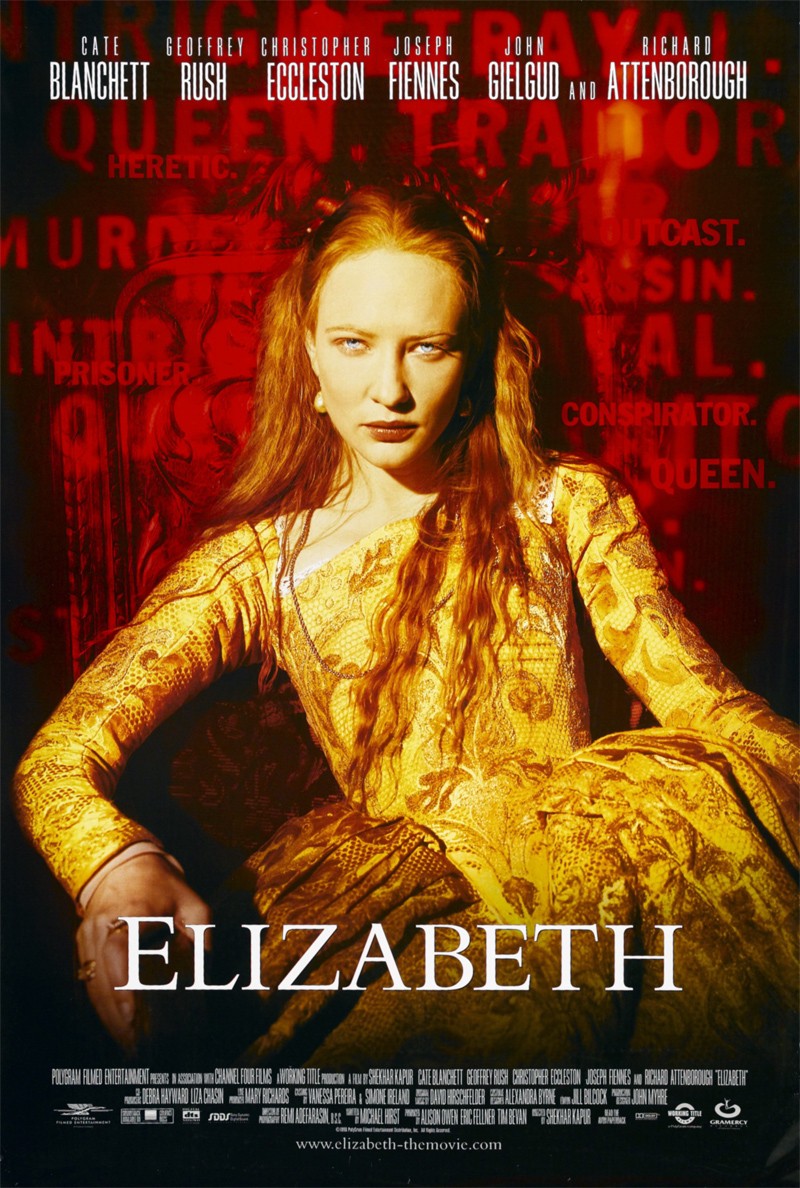 Elizabeth 1998 movie poster