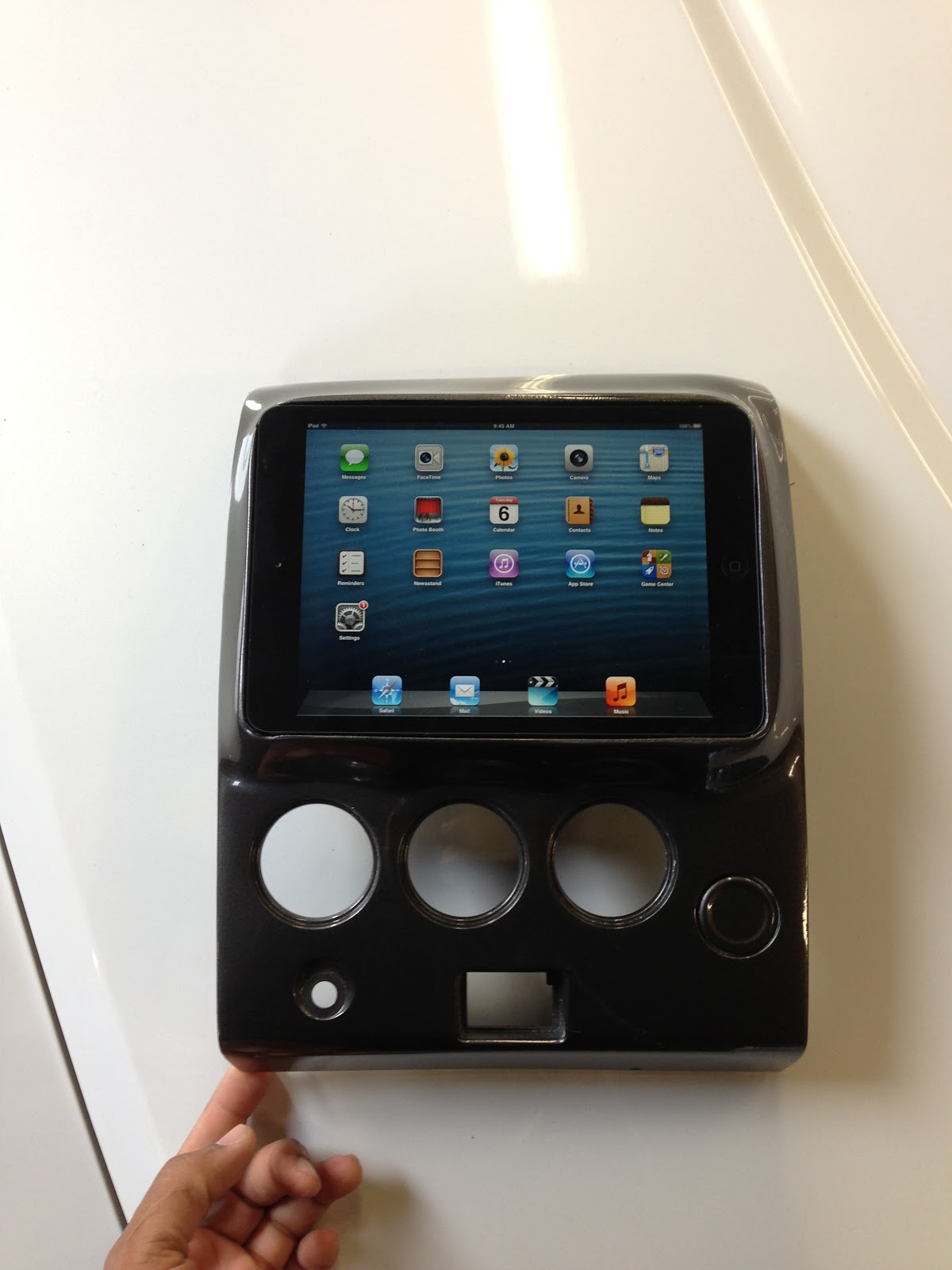 NVS AUDIO Ipad mini installed in dash Nissan Titan NVS AUDIO NJ