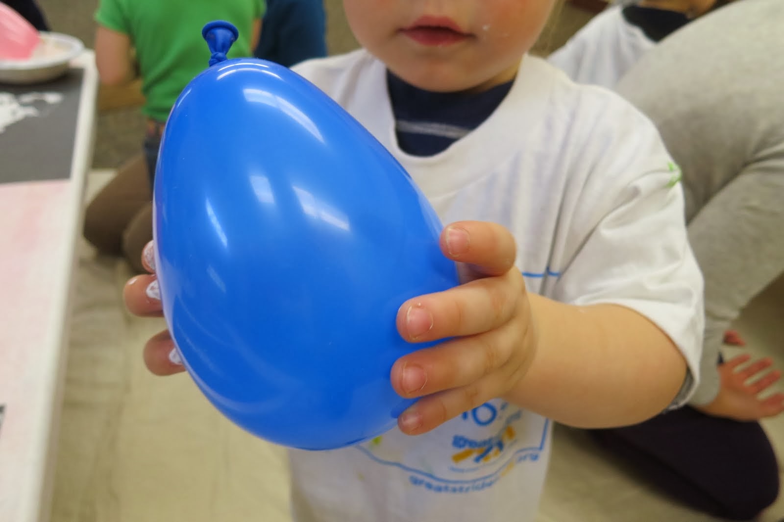 Toddler Art Class Balloon "Ghosts" library makers
