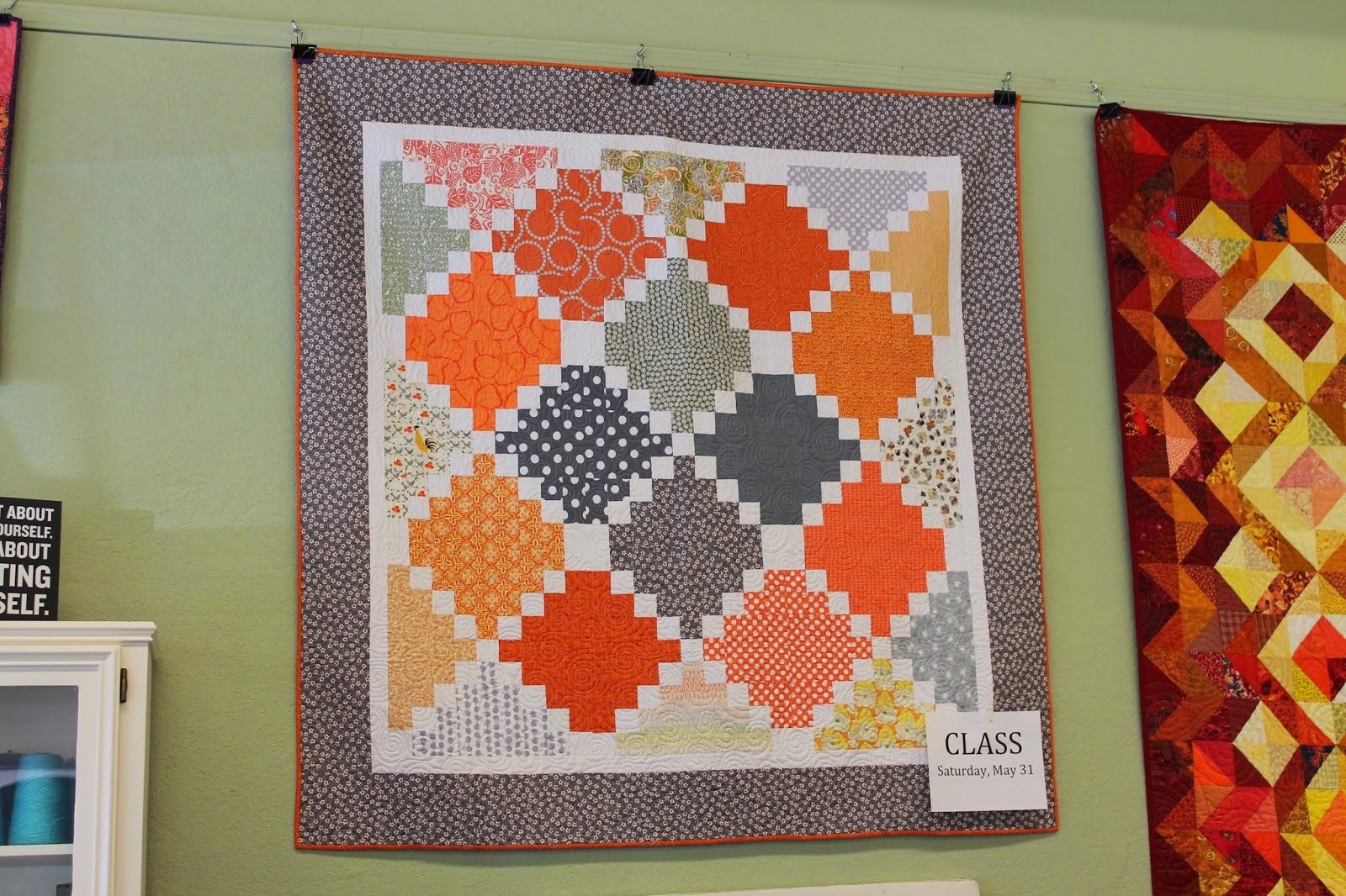 Quilting is more fun than Housework... A Fun Time Teaching!