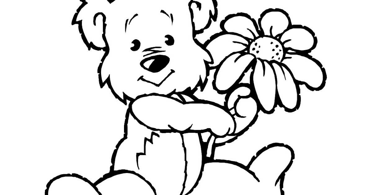 transmissionpress: Bear, Spring Coloring Sheets