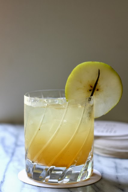 pear and honey cocktail