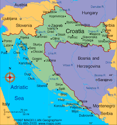 Croatia Mapa del País