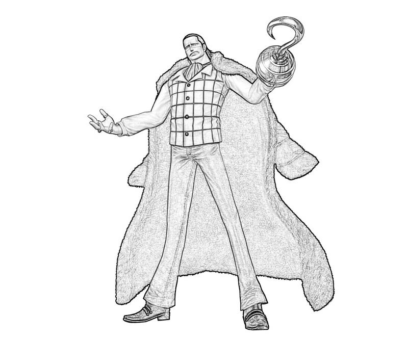 One Piece Crocodile Portrait Mario