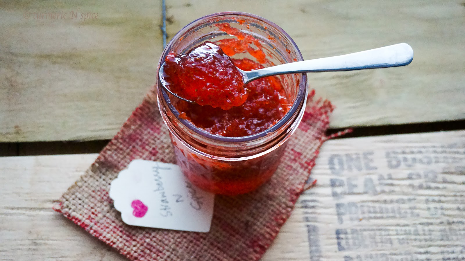 Turmeric n spice Strawberry Jam with a kick
