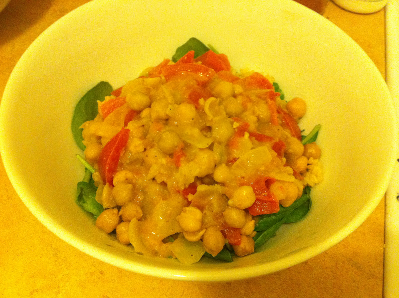 Vegucated in Vancouver Vegan MoFo Day 5 Chickpea vindaloo with mango and coconut milk