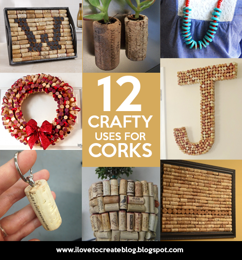 iLoveToCreate Blog 12 Crafty Uses for Corks